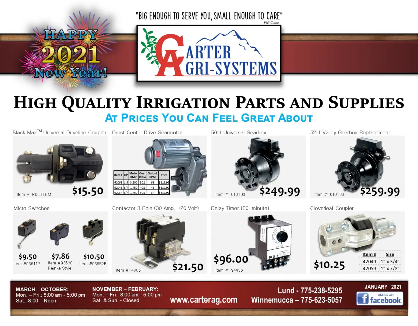 Carter Agri-Systems Flyer