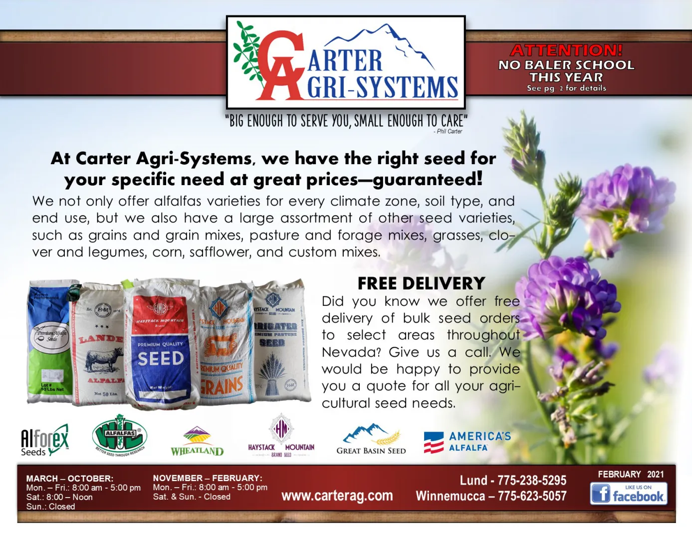 Carter Agri-Systems Flyer