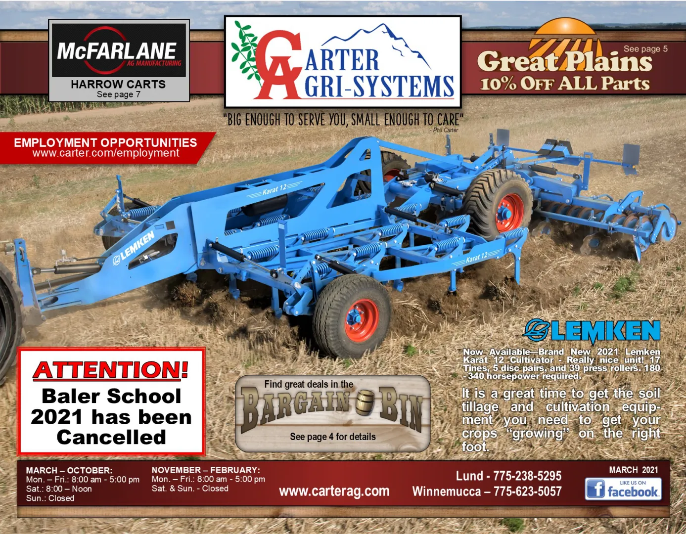 Carter Agri-Systems Flyer